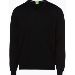 BOSS Athleisure - Sweter męski – C-Callum_03, czarny. Czarne swetry męskie BOSS Athleisure, s, bez wzorów, z wełny, eleganckie, z dekoltem w serek, bez kaptura. Za 499,95 zł.
