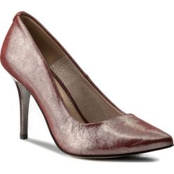 Szpilki BALDACCINI - 101400-I Satynka Bordo. Czerwone półbuty damskie Baldaccini, z aplikacjami, ze skóry, eleganckie, bez obcasa, na obcasie, bez zapięcia. W wyprzedaży za 159,00 zł.