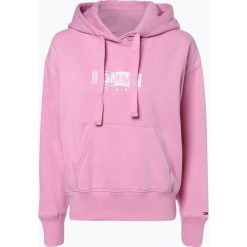 Tommy Jeans - Damska bluza nierozpinana, różowy. Czerwone bluzy rozpinane damskie Tommy Jeans, s, z haftami, z jeansu, z kapturem. Za 439,95 zł.