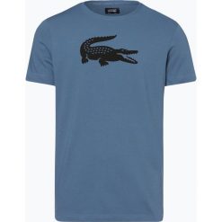 Lacoste - T-shirt męski, niebieski. Niebieskie t-shirty męskie marki Lacoste, m, bez wzorów, bez kołnierzyka. Za 179,95 zł.