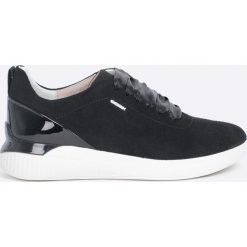 Geox - Buty. Niebieskie buty sportowe męskie marki Geox, z materiału, na sznurówki. Za 349,90 zł.