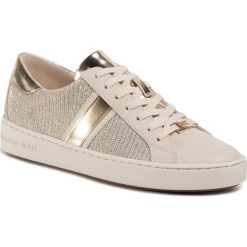 Sneakersy MICHAEL MICHAEL KORS - Keaton Stripe Sneaker 43R0KTFS2D Pale Gold. Żółte półbuty damskie MICHAEL Michael Kors, ze skóry ekologicznej. Za 649,00 zł.