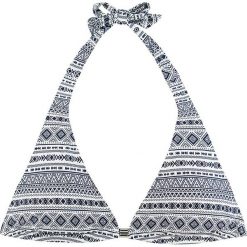 Biustonosz bikini "Waikiki" w kolorze biało-granatowym. Białe biustonosze marki Dorina. W wyprzedaży za 43,95 zł.