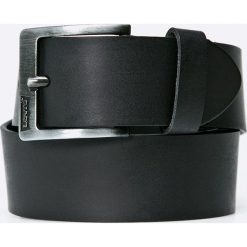 Levi's - Pasek Core Basic Classic. Czarne paski męskie Levi's®, w paski, ze skóry. Za 169,90 zł.