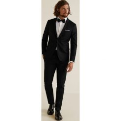 Mango Man - Marynarka Paulo. Czarne marynarki męskie marki Mango Man, z elastanu, eleganckie. W wyprzedaży za 174,90 zł.