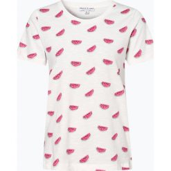 Marie Lund - T-shirt damski, beżowy. Brązowe t-shirty damskie Marie Lund, s, z nadrukiem, bez kołnierzyka. Za 49,95 zł.