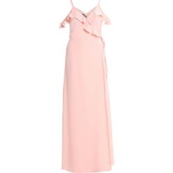 Długie sukienki: Fashion Union EBONY WRAP Długa sukienka nude