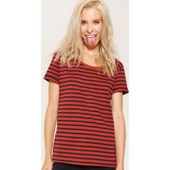 T-shirt basic - Brązowy. Brązowe t-shirty damskie marki House, l. Za 19,99 zł.