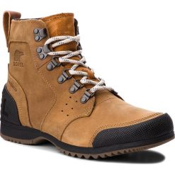 Trekkingi SOREL - Ankeny Mid Hiker NM2100 Elk/Black 286. Pomarańczowe trapery damskie marki Sorel, z gumy, klasyczne, bez obcasa, bez zapięcia. W wyprzedaży za 369,00 zł.