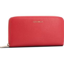Duży Portfel Damski COCCINELLE - CW5 Metallic Soft E2 CW5 11 04 01 Coquelicot R09. Czerwone portfele damskie Coccinelle, ze skóry. Za 599,90 zł.