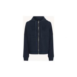 Bluzy Tommy Hilfiger WW0WW25652 CHARLOT. Niebieskie bluzy damskie TOMMY HILFIGER, s, bez wzorów, bez rękawów, bez kaptura. Za 475,36 zł.