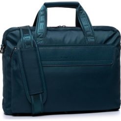 Torba na laptopa LANETTI - BMM-S-033-70-03 Green. Zielone torby męskie skórzane Lanetti, bez wzorów, ze skóry ekologicznej. Za 159,99 zł.