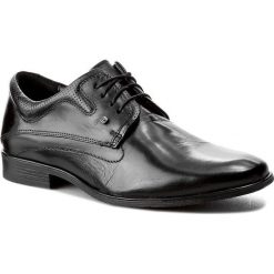 Półbuty LASOCKI FOR MEN - MB01-PRIMO-02 Czarny. Czarne buty wizytowe męskie Lasocki For Men, bez wzorów, ze skóry, eleganckie, bez zapięcia. Za 189,99 zł.