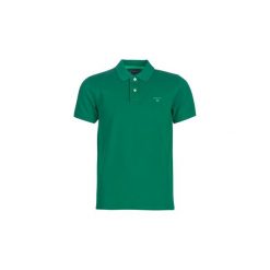 Koszulki polo z krótkim rękawem Gant CONTRAST COLLAR PIQUE. Zielone koszulki męskie GANT, s, bez wzorów, polo, z krótkim rękawem, krótkie. Za 399,00 zł.