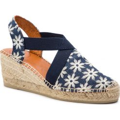 Espadryle TONI PONS - Terra-Gr Texa. Niebieskie espadryle damskie Toni Pons, bez wzorów, ze skóry, bez obcasa, na obcasie. Za 219,00 zł.