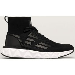 EA7 Emporio Armani - Buty. Czarne sneakersy męskie EA7 Emporio Armani, na sznurówki. Za 1169,00 zł.