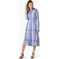 Polo Ralph Lauren - Sukienka damska z mieszanki lnu, niebieski. Niebieskie sukienki damskie Polo Ralph Lauren, w paski, z bawełny, polo, bez rękawów. Za 799,95 zł.