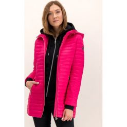 Kurtka puchowa EA7 Emporio Armani 6GTK01 TN01Z 1447. Różowe kurtki damskie EA7 Emporio Armani, s, bez wzorów, z puchu, bez kaptura. W wyprzedaży za 699,00 zł.