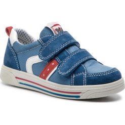 Sneakersy PRIMIGI - 3383611 M Blue. Niebieskie trampki chłopięce Primigi, bez wzorów, ze skóry, na rzepy. W wyprzedaży za 199,00 zł.
