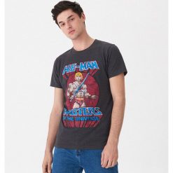 Koszulka z nadrukiem He-Man - Szary. Szare koszulki męskie House, s, z nadrukiem, bez kołnierzyka, bez rękawów. Za 59,99 zł.
