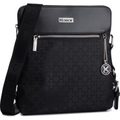 Torebka KAZAR - Lora 25777-KK-N0 Black. Czarne listonoszki damskie Kazar, bez wzorów, z tkaniny, z breloczkiem. Za 349,00 zł.