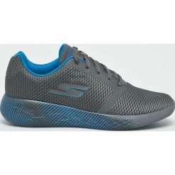 Skechers - Buty. Szare buty sportowe męskie marki Skechers, z materiału, na sznurówki. W wyprzedaży za 199,90 zł.