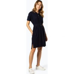 Lacoste - Sukienka damska, niebieski. Niebieskie sukienki damskie marki Lacoste, bez wzorów, klasyczne, polo, bez rękawów, sportowe. Za 699,95 zł.