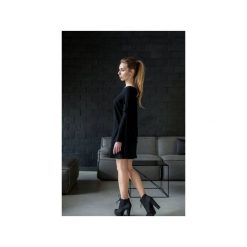 Sukienka z szerokimi rękawami. Zielone sukienki damskie Yoka, s, bez wzorów, z bawełny, bez kołnierzyka, bez rękawów, mini, trapezowe. Za 289,00 zł.