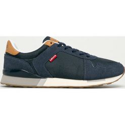 Levi's - Buty. Niebieskie sneakersy męskie Levi's®, z gumy, na sznurówki. Za 299,90 zł.