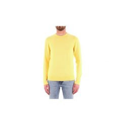 Swetry Calvin Klein Jeans J30J310390. Żółte swetry męskie Calvin Klein Jeans, s, bez wzorów, z jeansu, bez kołnierzyka, bez kaptura. Za 279,97 zł.