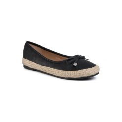 Jenny Fairy WS28888-05 Czarny. Czarne espadryle damskie Jenny Fairy, bez wzorów, ze skóry ekologicznej, bez obcasa. Za 59,99 zł.