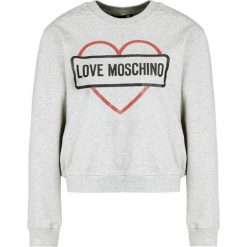 Bluza LOVE MOSCHINO W630621E 2017. Szare bluzy damskie Love Moschino, bez wzorów, bez rękawów, bez kaptura. W wyprzedaży za 399,00 zł.
