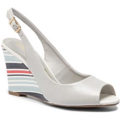 Sandały LORETTA VITALE - Gardenia 5554-203-237 Ice Mb. Szare klapki damskie marki Loretta Vitale, bez wzorów, ze skóry, bez obcasa, na obcasie. Za 299,00 zł.