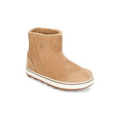 Śniegowce Sorel GLACY™ SHORT. Pomarańczowe śniegowce damskie Sorel, bez zapięcia. W wyprzedaży za 399,99 zł.