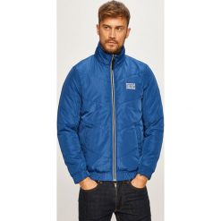 Tom Tailor Denim - Kurtka. Niebieskie płaszcze męskie TOM TAILOR DENIM, s, bez wzorów, z poliesteru, krótkie, bez kaptura. W wyprzedaży za 129,90 zł.