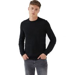 Trussardi Męska sweter Round Szyja 52M00263-K299 Black (rozmiar L). Czarne swetry męskie Trussardi, m, bez wzorów, eleganckie, bez kołnierzyka, bez kaptura. W wyprzedaży za 345,00 zł.