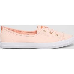 Converse - Tenisówki. Pomarańczowe trampki i tenisówki damskie Converse, bez wzorów, z materiału, bez zapięcia. W wyprzedaży za 199,90 zł.