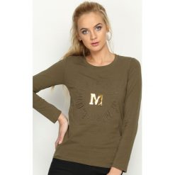 Bluzki damskie: Khaki Bluzka MoMMa