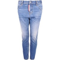 Dsquared2 Jeansy "Cool Girl". Czerwone jeansy damskie Dsquared2, z jeansu, z obniżonym stanem. Za 999,00 zł.