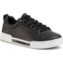 Sneakersy TOMMY HILFIGER - Branded Outsole Metallic Sneaker FW0FW04707 Black BDS. Czarne półbuty damskie TOMMY HILFIGER, ze skóry. Za 449,00 zł.