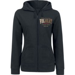 Bluzy rozpinane damskie: Volbeat Louder And Faster Bluza z kapturem rozpinana damska czarny