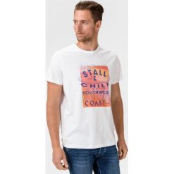 Pepe Jeans Melville Koszulka Biały. Białe podkoszulki męskie Pepe Jeans, m, z nadrukiem, z bawełny, z krótkim rękawem. Za 152,95 zł.