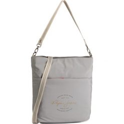 Torebka PEPE JEANS - Shopping 7227661 Grey. Szare torebki klasyczne damskie Pepe Jeans, bez wzorów, z jeansu, klasyczne, duże, bez dodatków. W wyprzedaży za 189,00 zł.