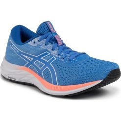 Buty ASICS - Gel-Excite 7 1012A562 Blue Coast/White 400. Niebieskie buty sportowe damskie Asics, z materiału, sportowe, do biegania. Za 339,00 zł.