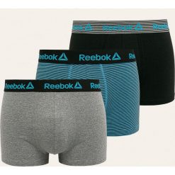 Reebok - Bokserki (3-pack). Szare bokserki męskie Reebok, bez wzorów, z elastanu. Za 139,90 zł.