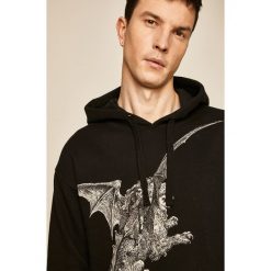 Medicine - Bluza Eviva l'arte. Czarne bluzy męskie MEDICINE, s, z nadrukiem, z bawełny, z kapturem, bez rękawów, z kapturem. W wyprzedaży za 89,90 zł.