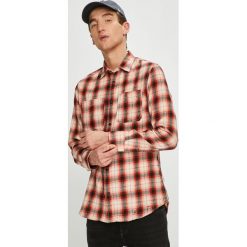 Jack & Jones - Koszula. Czerwone koszule męskie Jack & Jones, s, w kratkę, z bawełny, casualowe, z włoskim kołnierzykiem, z długim rękawem. W wyprzedaży za 99,90 zł.