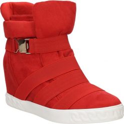 SNEAKERSY CASU NC31P. Czerwone sneakersy damskie Casu. Za 59,99 zł.