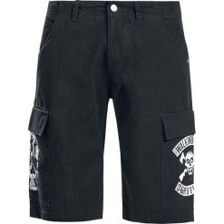 The Walking Dead Survivor Bojówki - Cargo czarny. Czarne spodenki i szorty męskie The Walking Dead, na imprezę, xl, z nadrukiem, krótkie. Za 264,90 zł.