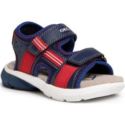 Sandały GEOX - B.S Flexyper B.A B022UA 0FE14 C0735 S Navy/Red. Niebieskie sandały chłopięce Geox, z materiału. Za 239,00 zł.